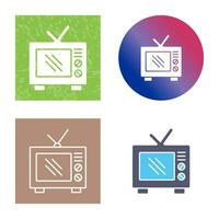 Old TV Vector Icon