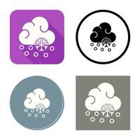 Snow Fall Vector Icon