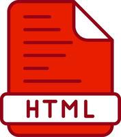 icono de vector html