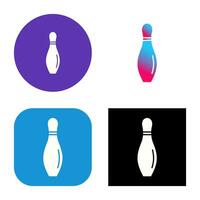 Bowling Pin Vector Icon