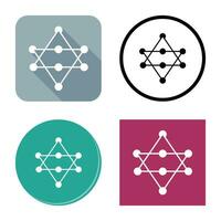 Unique Networks Vector Icon