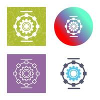 Automated Process Vector Icon