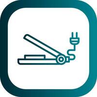 Hair Straightener Vector Icon Design