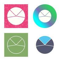 Pie Chart Analysis Vector Icon