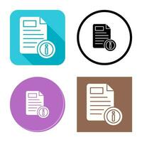 Document Vector Icon