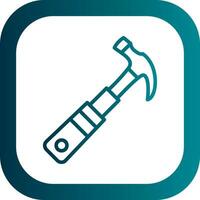 Hammer Vector Icon Design