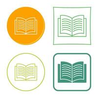 Unique Textbook Vector Icon