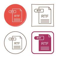 RTF Vector Icon