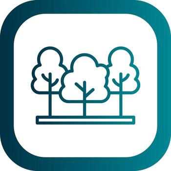 diseño de icono de vector de árbol