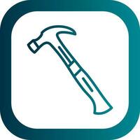 Hammer Vector Icon Design