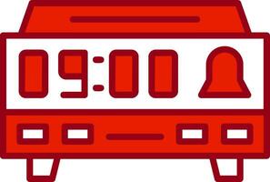 Digital Clock Vector Icon