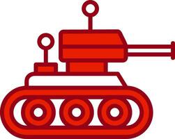 icono de vector de tanque