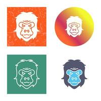 Gorilla Vector Icon