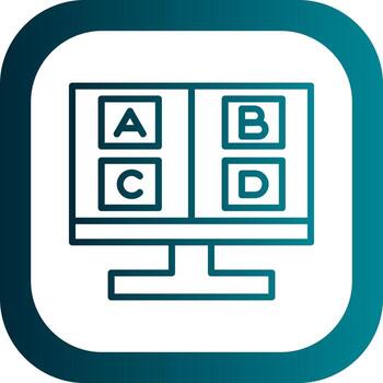 diseño de icono de vector de computadora