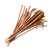 single stick and bunch of sticks ai generative png