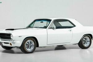 1966 Plymouth Barracuda car. AI Generative Pro Photo