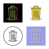 Trash Can Vector Icon