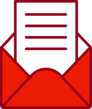 icono de vector de correo electrónico