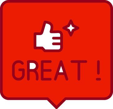 Great Vector Icon