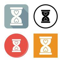 icono de vector de reloj de arena