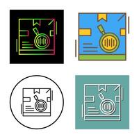 Tracking Code Vector Icon