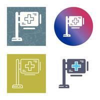 Hospital Sign Vector Icon