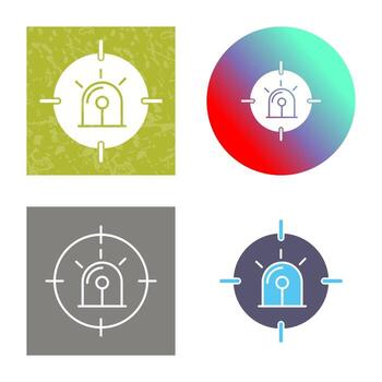icono de vector de alerta