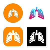 Lungs Vector Icon