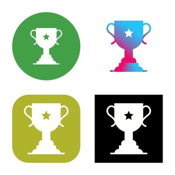 trofeo vector icono