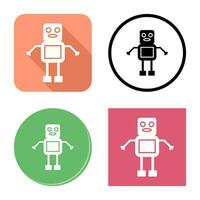 Unique Robot Vector Icon