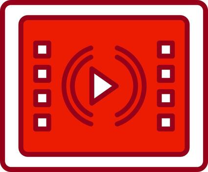 Streaming Vector Icon