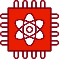 Quantum Computing Vector Icon