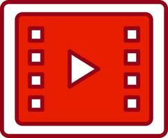 Video Processing Vector Icon