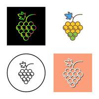 Grapes Vector Icon