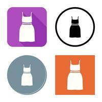 Cocktail Dress Vector Icon