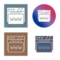 Web Browser Vector Icon