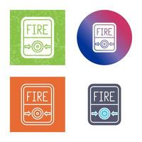 Fire Button Vector Icon