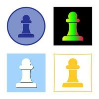 Unique Pawn Vector Icon