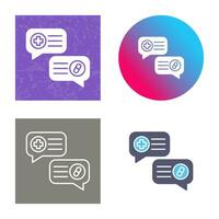 Conversation Vector Icon