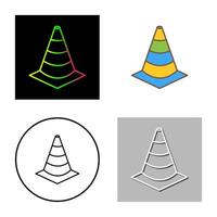 Unique Cone Vector Icon