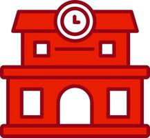 Train Station Vector Icon