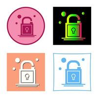 Open Lock Vector Icon