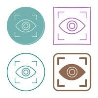 Eye Scan Vector Icon