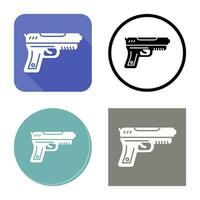 icono de vector de pistola