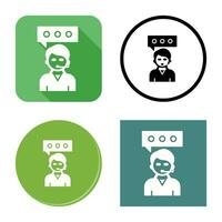 Client Service Vector Icon