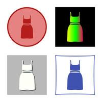 Cocktail Dress Vector Icon