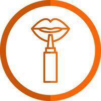Lip Liner Vector Icon Design