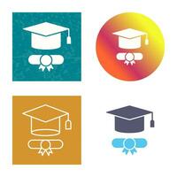 Graduation Hat Vector Icon