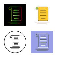 Document Vector Icon