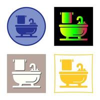 Bathtub Vector Icon